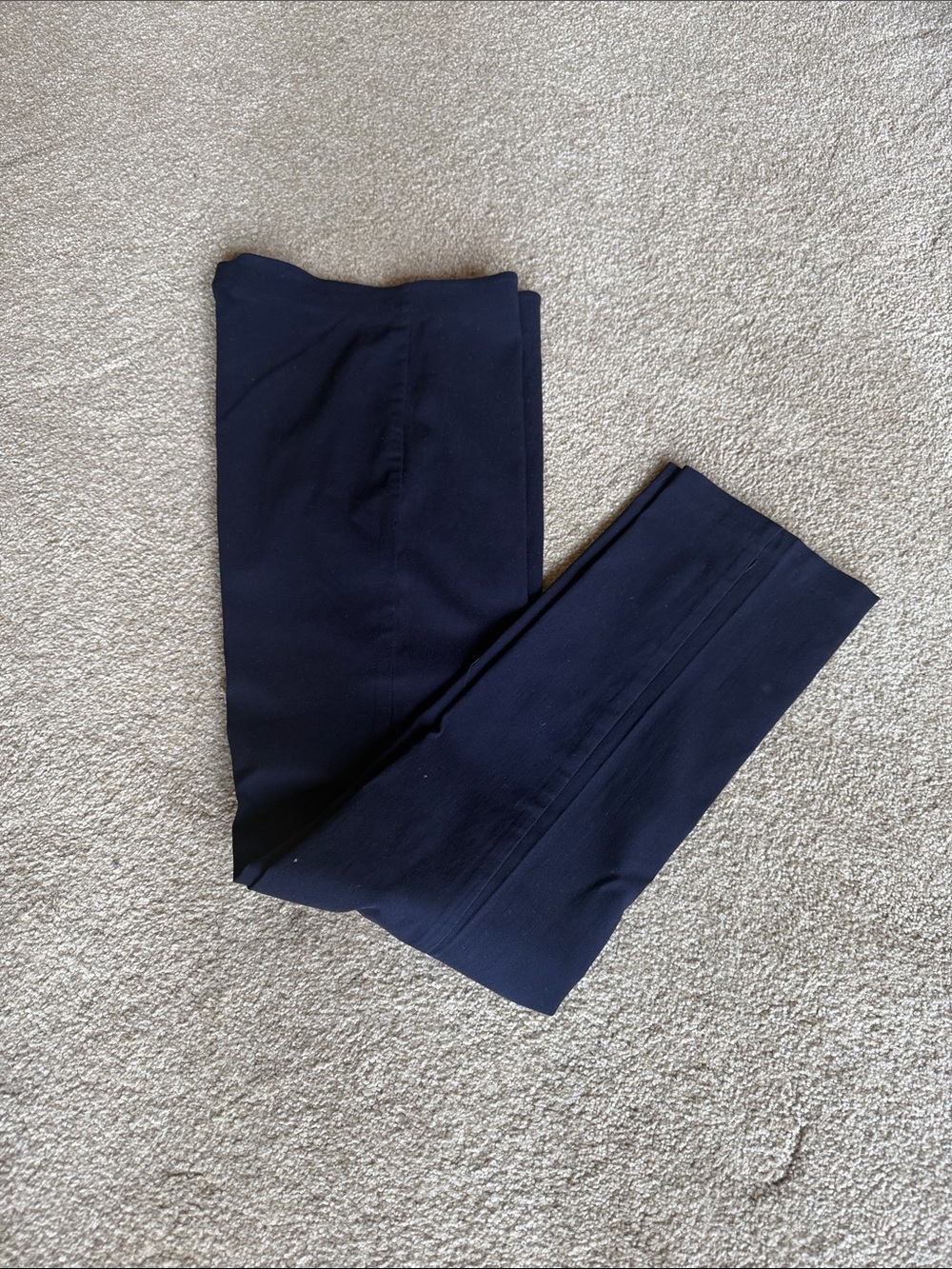 Equestrian navy pull on pant